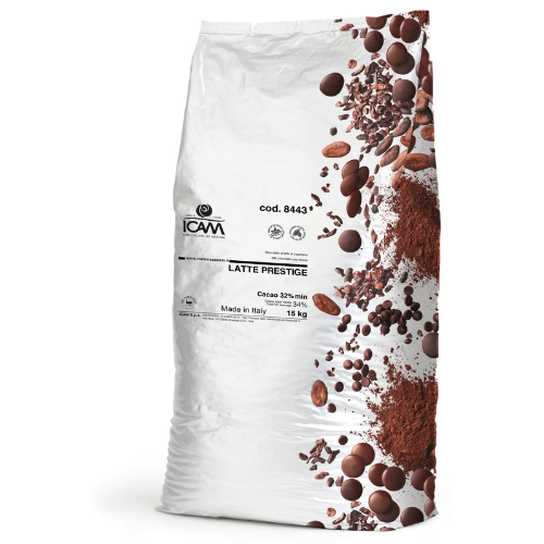 ICAM Latte Prestige 32% Milk Chocolate 15kg